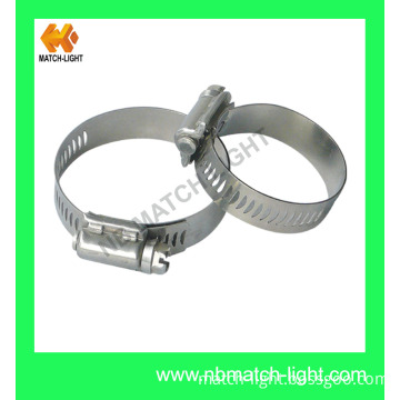 China Factory Direct Stainless Steel Punching American Type Hose Clamp